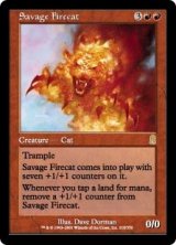 画像: 【Foil】(ODY-RR)Savage Firecat/凶暴な火猫(英,EN)