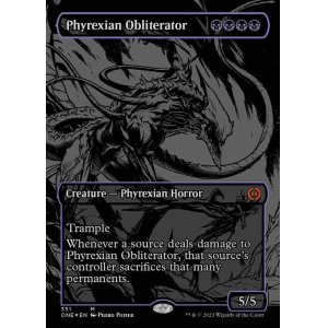 画像: 【オイルスリック・FOIL】(ONE-MB)Phyrexian Obliterator/ファイレクシアの抹消者(英,EN)