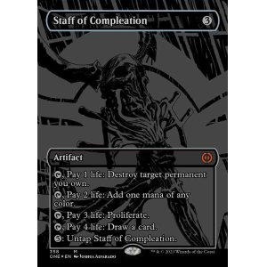 画像: 【オイルスリック・FOIL】(ONE-MA)Staff of Compleation/完全化の杖(英,EN)