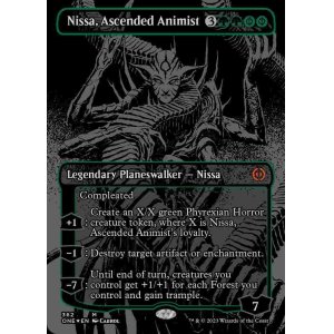 画像: 【オイルスリック・FOIL】(ONE-MG)Nissa, Ascended Animist/向上した精霊信者、ニッサ(英,EN)