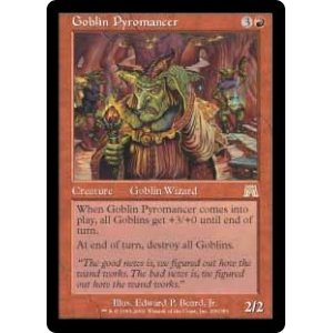 画像: 【Foil】(ONS-RR)Goblin Pyromancer/ゴブリンの紅蓮術士(日,JP)