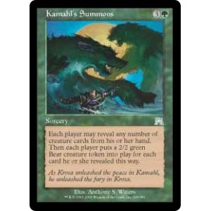 画像: 【Foil】(ONS-UG)Kamahl's Summons/カマールの召喚術(日,JP)