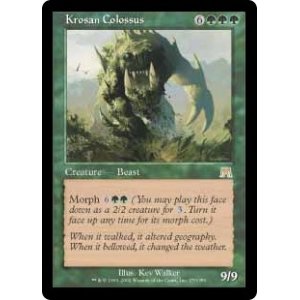 画像: 【Foil】(ONS-RG)Krosan Colossus/クローサの巨像(日,JP)