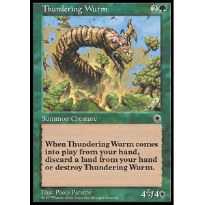 画像: (Po1-Rare)Thundering Wurm/轟きのワーム(日,Japanese)