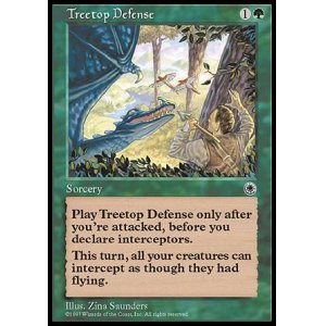 画像: (Po1-Rare)Treetop Defense/樹上の防御(日,Japanese)