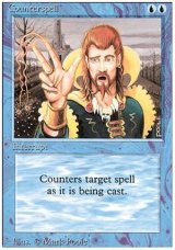 画像: 【黒枠FBB】(3ED-U)Counterspell/対抗呪文(伊,Ita,独,ger,仏,Fra)