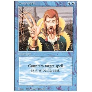 画像: 【黒枠FBB】(3ED-U)Counterspell/対抗呪文(伊,Ita,独,ger,仏,Fra)