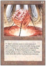 画像: 【黒枠FBB】(3ED-R)Mana Vault/魔力の櫃(伊,Ita,独,ger,仏,Fra)