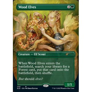 画像: 【Foil】(SLD-RG)Wood Elves/ウッド・エルフ (No.1101)(英,EN)