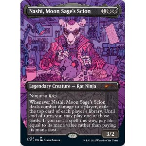 画像: 【Foil】(SLD-RB)Nashi, Moon Sage's Scion/月の賢者の養子、ナシ (No.2022)(英,EN)