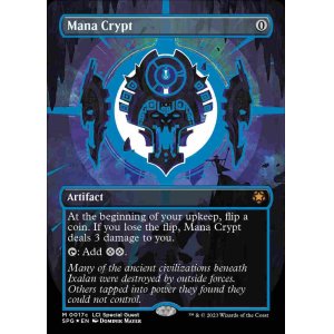 画像: 【Foil】【ネオンインク青】(SPG-MA)Mana Crypt/Mana Crypt/魔力の墓所【No.017c】(英,EN)