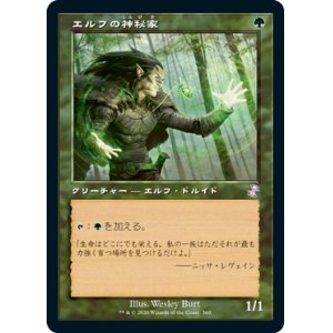 画像: 【Foil】(TSR-TG)Elvish Mystic/エルフの神秘家(日,JP)