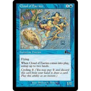 画像: 【Foil】(ULG-CU)Cloud of Faeries/フェアリーの大群(日,JP)