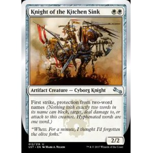 画像: 【Foil】(UST-UW)Knight of the Kitchen Sink (E)