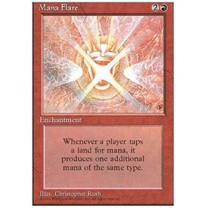 画像: (4ED-R)Mana Flare/ほとばしる魔力(英,ENG)