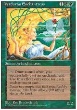 画像: (4ED-R)Verduran Enchantress/新緑の女魔術師(英,ENG)