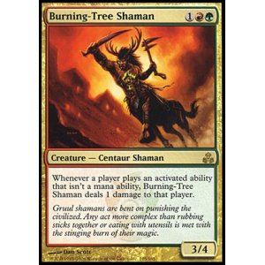 画像: 【FOIL】(GPT-R)Burning-Tree Shaman/炎樹族のシャーマン(日,JP)