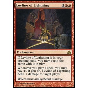 画像: 【FOIL】(GPT-R)Leyline of Lightning/稲妻の力線(日,JP)