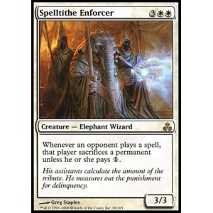 画像: 【FOIL】(GPT-R)Spelltithe Enforcer/呪文税の処罰者(日,JP)