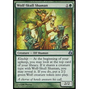 画像: $FOIL$(MOR-UG)Wolf-Skull Shaman/狼骨のシャーマン(日,JP)