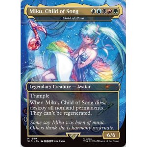 画像: (SLD-RM)Miku, Child of Song/歌の申し子、ミクChild of Alara/アラーラの子(1599)(日,JP)