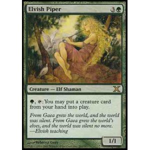 画像: (10E-R)Elvish Piper/エルフの笛吹き(JP)