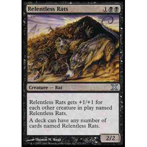 画像: $FOIL$(10E-U)Relentless Rats/執拗なネズミ(JP)