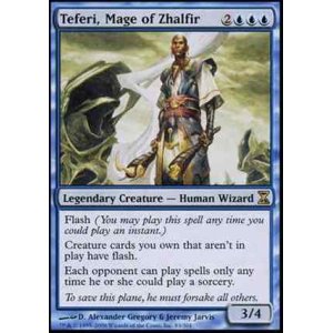 画像: (TSP-R)Teferi, Mage of Zhalfir/ザルファーの魔道士、テフェリー(英,ENG)