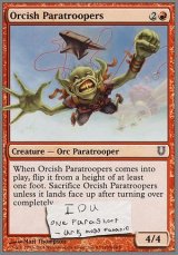 画像: $FOIL$(UHG-CR)Orcish Paratroopers