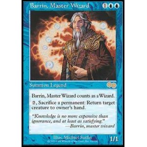 画像: (USG-R)Barrin, MasterWizard/練達の魔術師バリン(英,ENG)