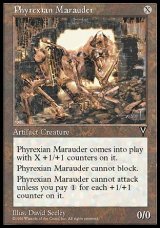 画像: (VIS-R)Phyrexian Marauder/ファイレクシアの略奪機(英,ENG)