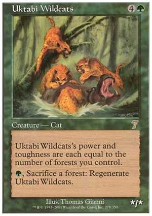 FOIL$(7ED-R)Uktabi Wildcats/ウークタビー・ワイルドキャット(英,EN