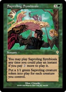 画像1: 【Foil】(INV-RG)Saproling Symbiosis/菌獣の共生(英,EN)