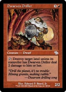 画像1: 【Foil】(JUD-UR)Dwarven Driller/穿つドワーフ(日,JP)