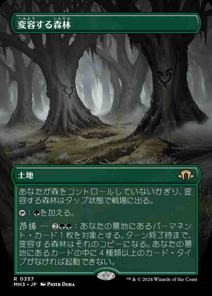 画像1: 【ボーダーレス】(MH3-RL)Shifting Woodland/変容する森林【No.0357】(英,EN)