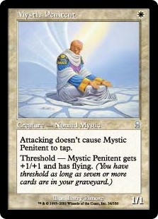 画像1: 【Foil】(ODY-UW)Mystic Penitent/秘教の改悛者(英,EN)