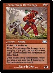 画像1: (PLS-UR)Thunderscape Battlemage/雷景学院の戦闘魔道士(英,EN)