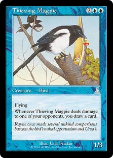 画像1: 【Foil】(UDS-UU)Thieving Magpie/泥棒カササギ(日,JP)